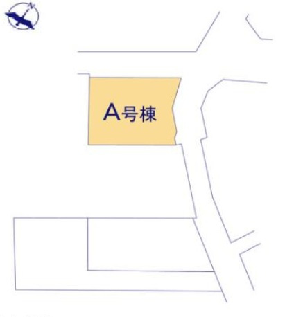 第10上尾緑丘　全3棟　A号棟の区画図