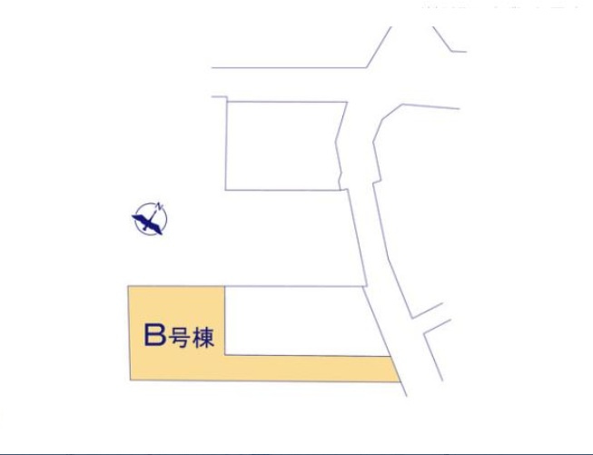 第10上尾緑丘　全3棟　B号棟の区画図