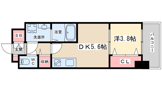 【間取り】 | スプランディッド新大阪イースト