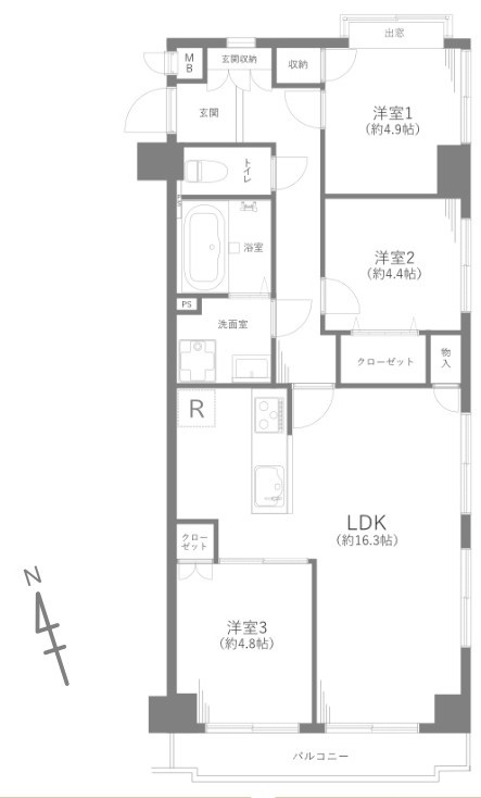 エンゼルハイム大森南の間取り