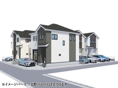 【外観パース】 | 大和市上草柳 新築戸建 全4棟