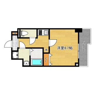 【間取り】 | S-RESIDENCE難波VIALE