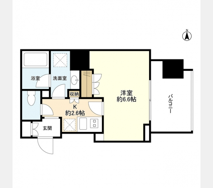 スタイリオ蒲田の間取り