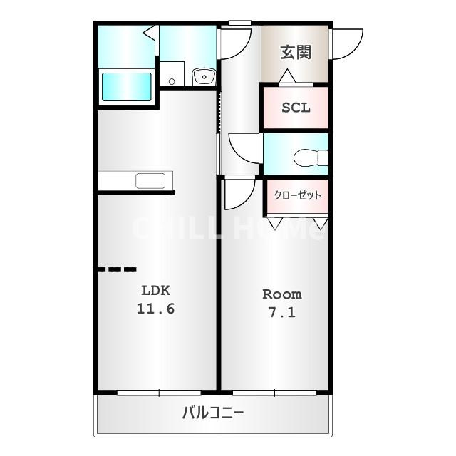 プレドゥラリヴィエール杜の間取り|当社、チルホームのHPもご覧ください(^^)/物件情報多数♪