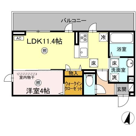 イーストプレイス須屋の間取り