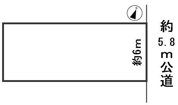 ６６９９１　岐阜市葭町一丁目土地の区画図