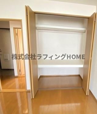 久留米市西町のアパートの収納