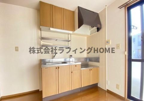 久留米市西町のアパートのキッチン