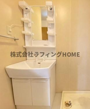 久留米市西町のアパートの洗面所