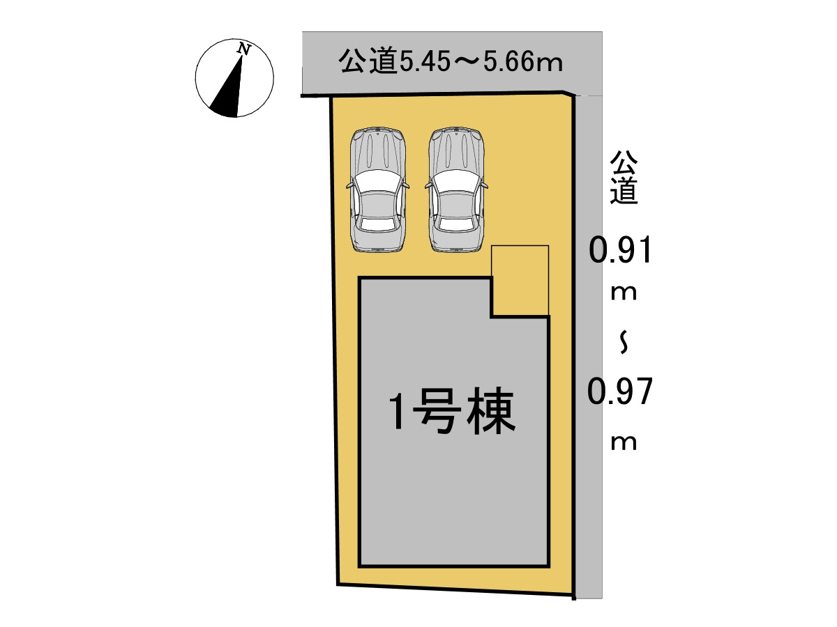 新築戸建　岐阜市六条東Ⅱ　全1区画分譲の区画図|■区画図
■YAMADA電機の　ヤマダ不動産　株式会社リライフ　
いつでもお問合わせ下さい。