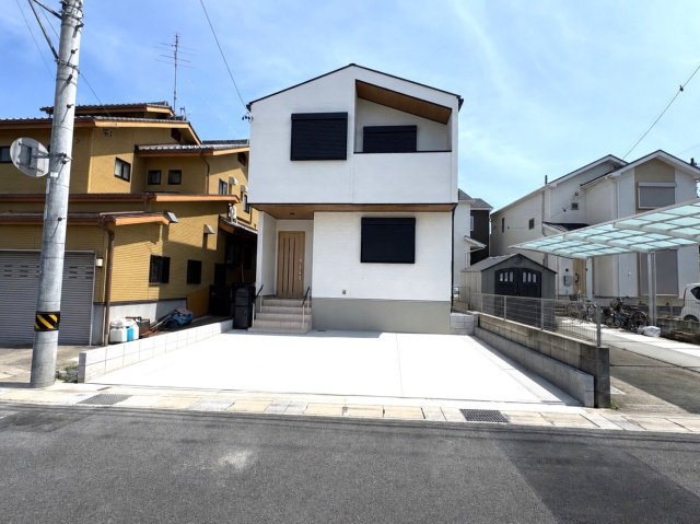 新築戸建　岐阜市六条東Ⅱ　全1区画分譲の外観|「現地（2026年5月25日）撮影」　
■全体写真　
■ヤマダ不動産　株式会社リライフ　