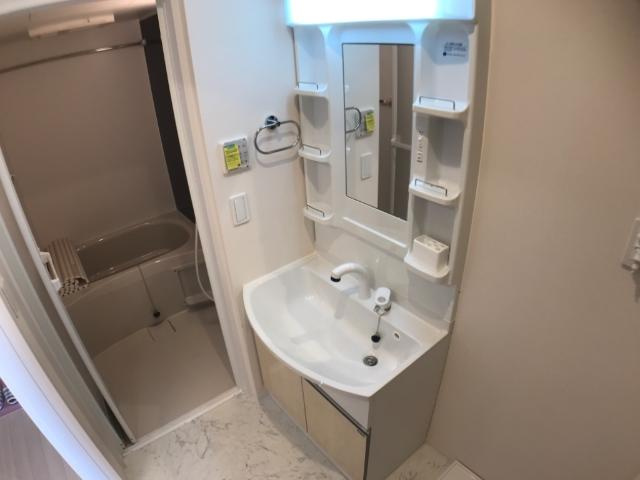 フォレストつくばの独立洗面台