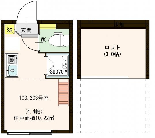 【間取り】 | ハーモニーテラス東大井