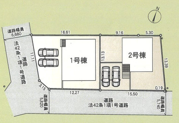 CRADLE GARDEN高崎市足門町第9の区画図