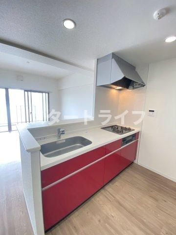 大阪市淀川区木川西１丁目の賃貸マンションのキッチン
