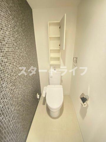 大阪市淀川区木川西１丁目の賃貸マンションのトイレ