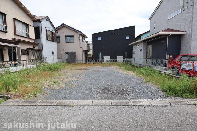 八千代台東３丁目　売地の外観|八千代台東３丁目　売地　建築条件なし　約４７坪の整形地　更地　南西側４m私道　間口約10.9ｍ