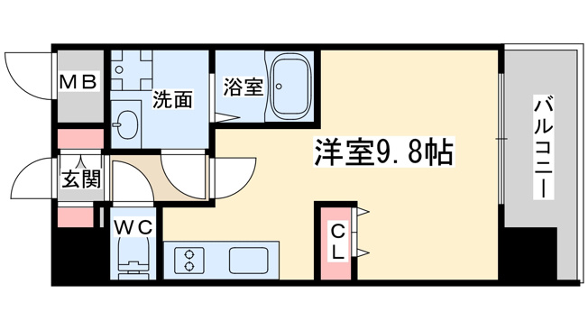 【間取り】 | ＢＰＲレジデンス梅田西