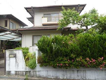 安佐北区落合南４丁目の庭