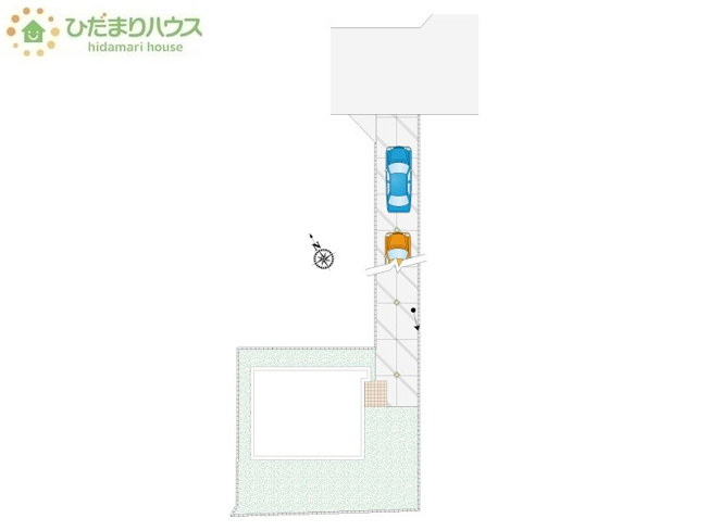 【区画図】 | 阿見町荒川本郷　新築戸建　2号棟 | 前面道路幅6ｍ☆車の出入りもラクラクできちゃいます(^^♪