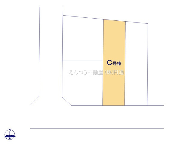 ハートフルタウン白山町5期の区画図