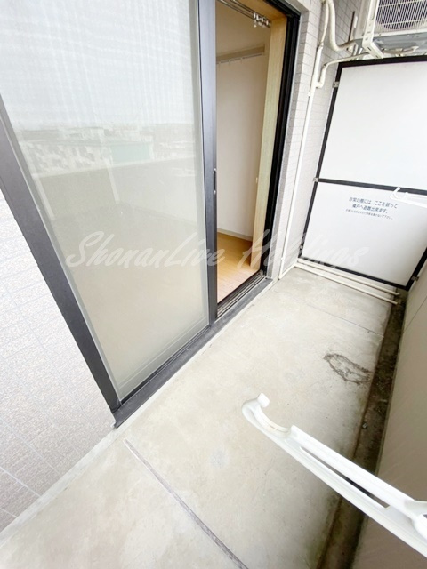 藤沢市湘南台４丁目の賃貸マンションのバルコニー