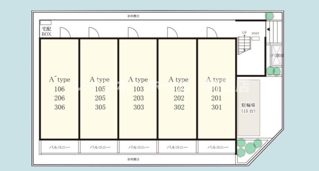 リブリ・フローラ東林間※初期費用分割後払いサービス利用可能物件の区画図