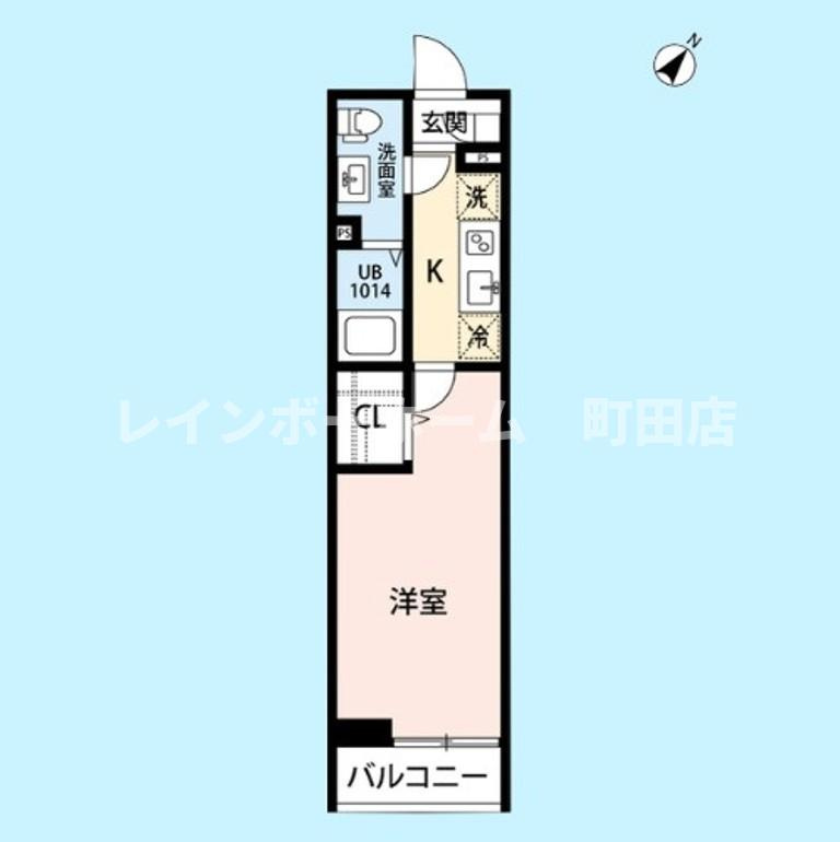 （仮称）古淵アパート計画A棟※初期費用分割あと払いサービス利用可能物件の間取り