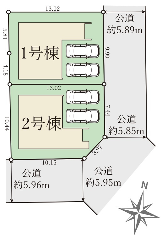 神戸市垂水区美山台3丁目の区画図