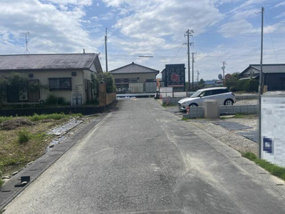 【前面道路含む現地写真】 | ハートフルタウン菊川市下平川９６２番C