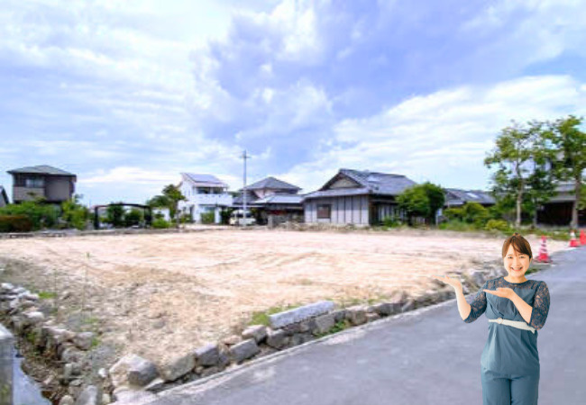 松前町永田のおトチA号地　伊予郡松前町大字永田売土地