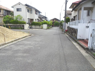 【前面道路含む現地写真】 | 川西市清和台西5丁目3の79　建築条件無土地