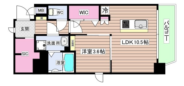 【間取り】 | ファーストフィオーレ新町ファジスタ