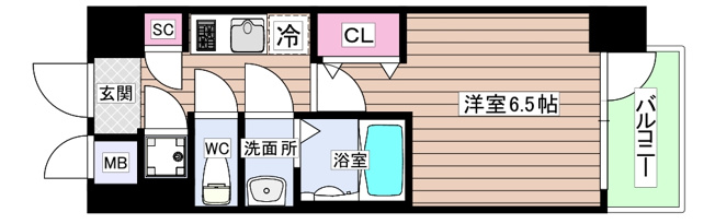 【間取り】 | ファーストフィオーレ新町ファジスタ