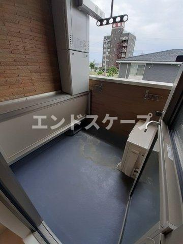 プラシード・Ｋのバルコニー|高崎、前橋のお部屋探しはエンドスケープまで！お客様の理想お聞かせ下さい♪