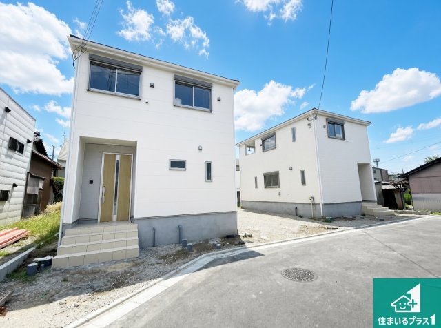 ■門真市江端町　第3期　新築一戸建ての前面道路含む現地写真|車通りの少ない前面道路！お子様がいらっしゃるご家族でも安心！