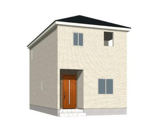 「新築３LDK」高知市針木東町　第1　１号棟　新築戸建　の外観|家族の“ちょうどいい”が詰まった、シンプルモダンな住まい。※完成イメージ画像です