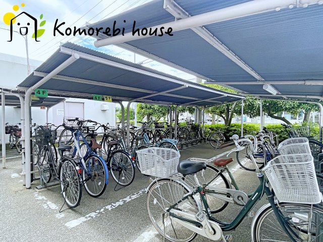 サンライズ伊奈の駐輪場|駐輪場です