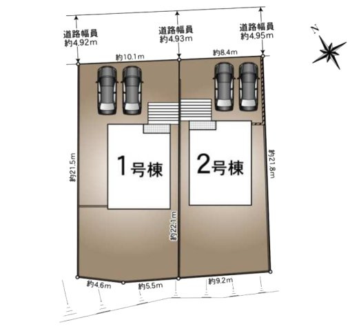 【区画図】 | 小牧市大字大草字鹿見ケ根5785-578『仲介料無料』新築戸建て | 1号棟