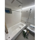 目黒区東が丘　デザイナーズ住宅の内観：施工例|同社施工例(風呂）