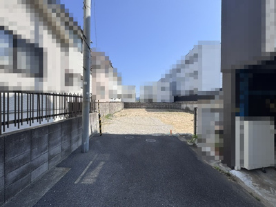 【前面道路含む現地写真】 | 東大阪市出雲井本町建築条件付売土地（約80.39坪）