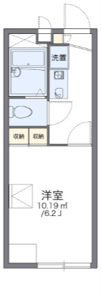 レオパレスソレイユ野里の間取り