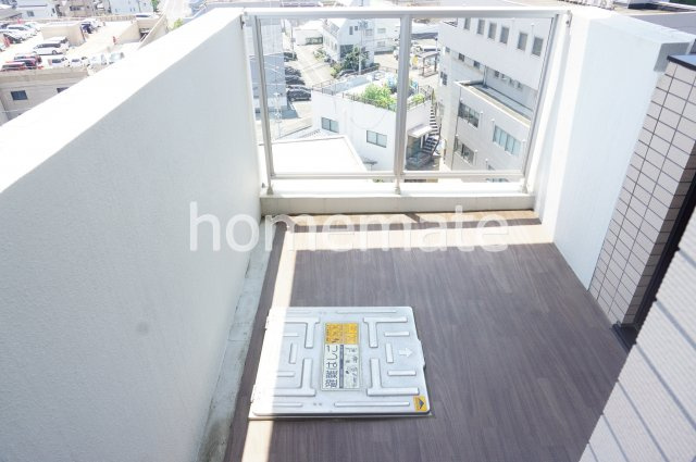 熊本市中央区水前寺公園の賃貸マンションのバルコニー
