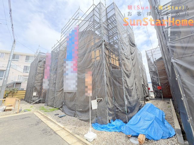 【サンスターホーム】武蔵村山市中原4丁目　省エネ新築5号棟の外観