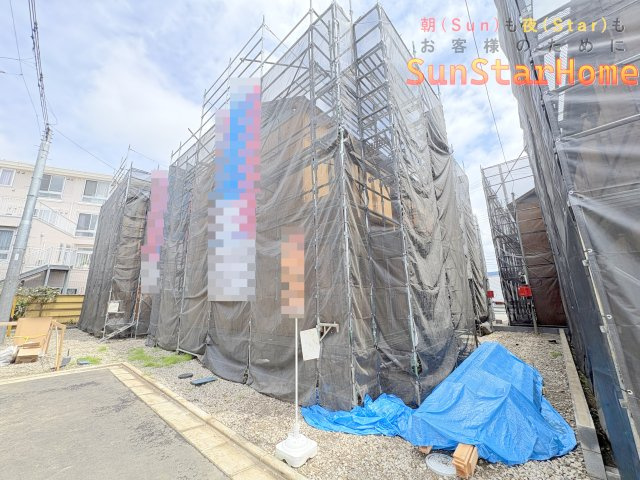 【サンスターホーム】武蔵村山市中原4丁目　省エネ新築5号棟の外観