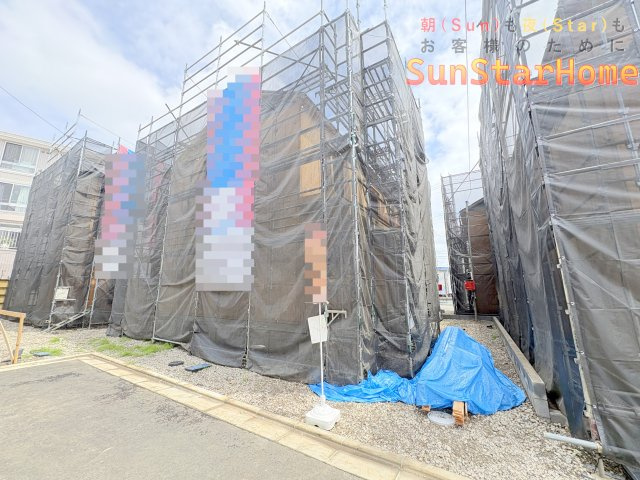 【サンスターホーム】武蔵村山市中原4丁目　省エネ新築5号棟の外観