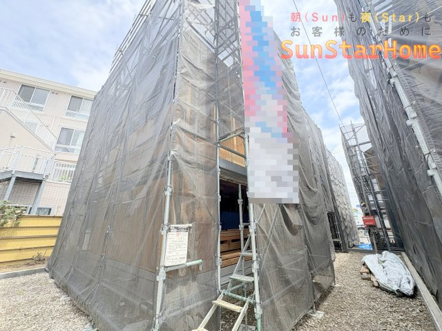 【サンスターホーム】武蔵村山市中原4丁目　省エネ新築6号棟の外観