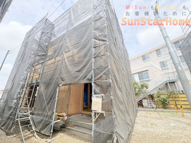 【サンスターホーム】武蔵村山市中原4丁目　省エネ新築7号棟の外観