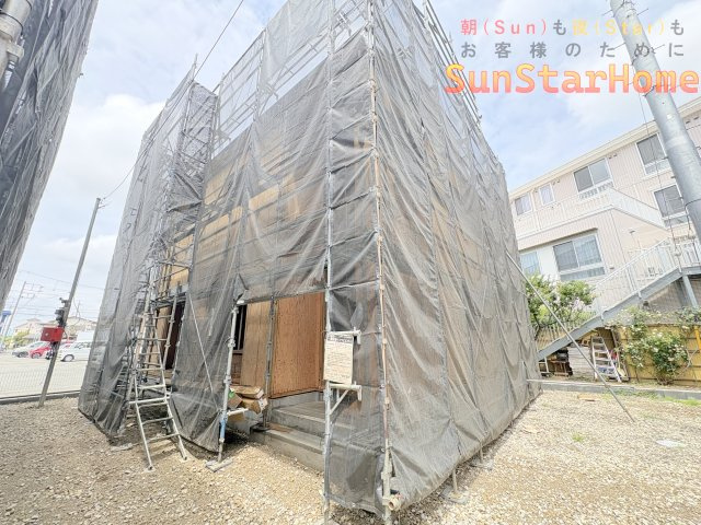 【サンスターホーム】武蔵村山市中原4丁目　省エネ新築7号棟の外観