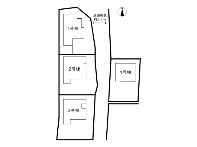 【区画図】 | 揖保郡太子町東南3期／全4棟